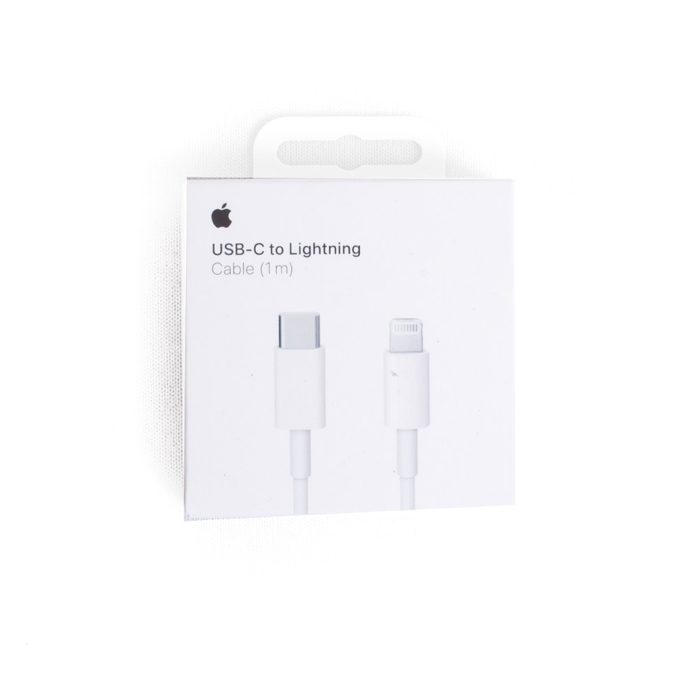 Apple, White, Cable/Adapter, Tech, USB-C to Lightning, 1 meter, 846779